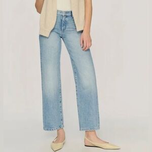 NWT DL1961 Drue Straight Leg Low Rise Vintage 27" Jeans in Daydream Size 32